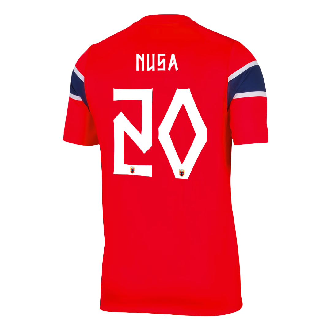 Camiseta Nusa #20 Noruega 2026 Primera Equipación Copa del Mundo - Versión Hincha - Vista 2