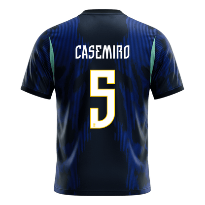 Camiseta CASEMIRO #5 Brazil 2026 Segunda Equipación Copa del Mundo - Versión Hincha