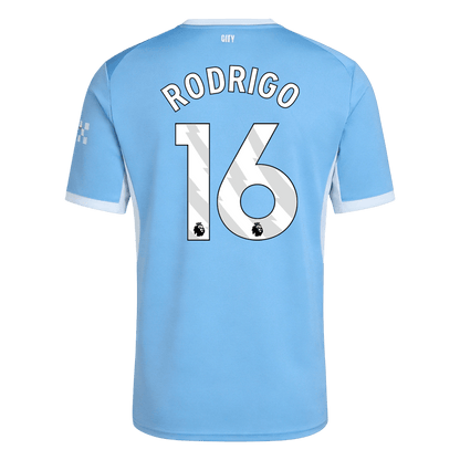 Camiseta RODRIGO #16 Manchester City 2026/27 Primera Equipación - Versión Hincha