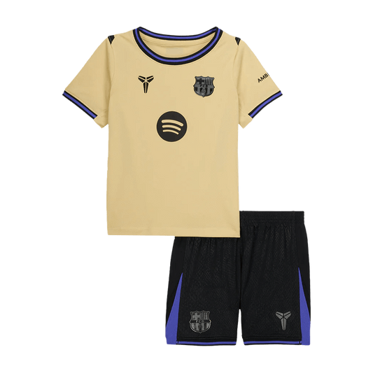 Miniconjunto Barcelona X Kobe 2025/26 Segunda Equipación Niño