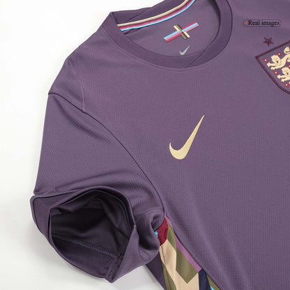 Camiseta Inglaterra Euro 2024 Segunda Equipacion Visitante  Hombre-Versión Hincha