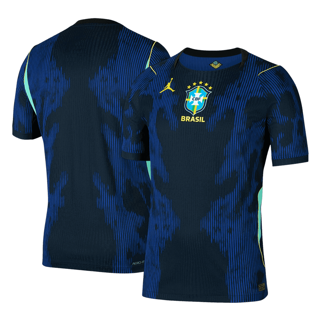 Camiseta Auténtica Brasil 2026 Segunda Equipación Copa del Mundo - Versión Jugador