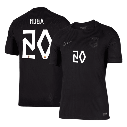 Camiseta Auténtica Nusa #20 Noruega 2026 Segunda Equipación Copa del Mundo - Versión Jugador