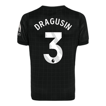 Camiseta DRAGUSIN #3 Tottenham Hotspur 2025/26 Segunda Equipación - Versión Hincha
