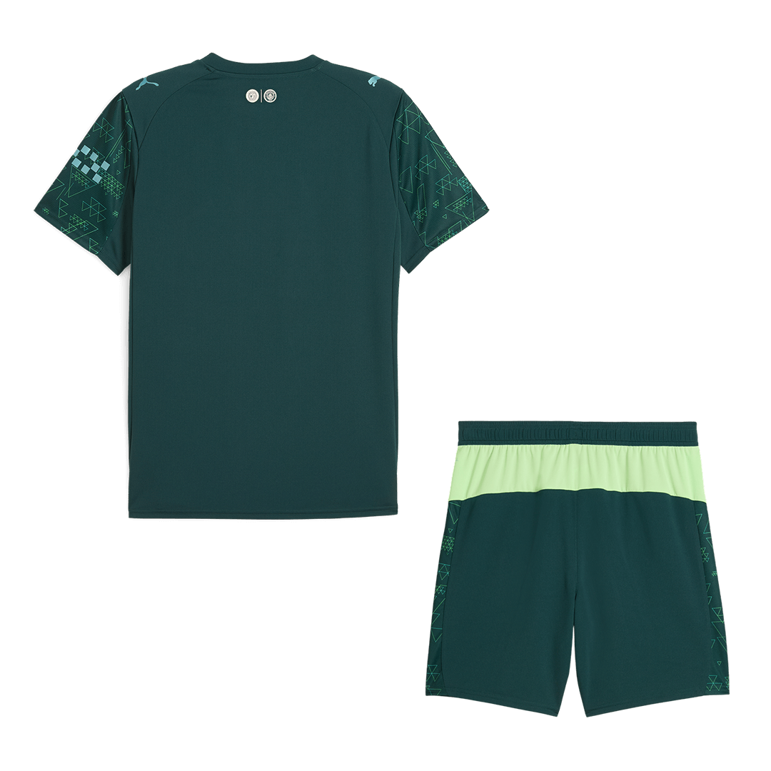 Conjunto Manchester City 
2025/26 Cuarta Equipación