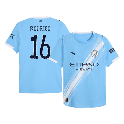 Camiseta RODRIGO #16 Manchester City 2025/26 Copa Mundial de Clubes Primera Equipación Hombre-Versión Jugador