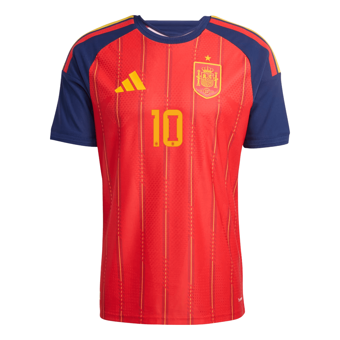 Camiseta Auténtica OLMO #10 Spain 2026 Primera Equipación Copa del Mundo -Versión Jugador