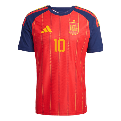 Camiseta Auténtica OLMO #10 Spain 2026 Primera Equipación Copa del Mundo -Versión Jugador