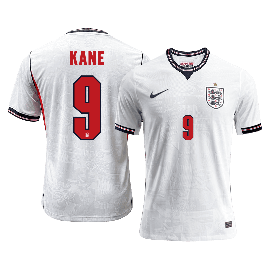 Camiseta Auténtica Kane #9 Inglaterra 2026 Primera Equipación Copa del Mundo - Versión Jugador