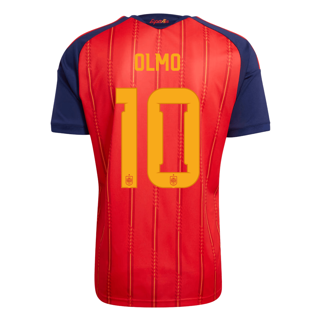 Camiseta Olmo #10 España 2026 Primera Equipación Copa del Mundo - Versión Hincha (Calidad Premium) - Vista 2