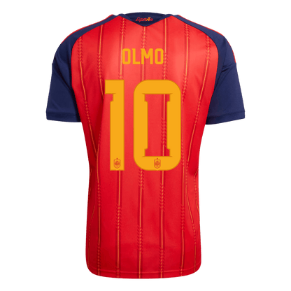 Camiseta Olmo #10 España 2026 Primera Equipación Copa del Mundo - Versión Hincha (Calidad Premium) - Vista 2