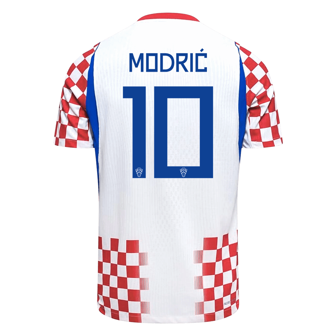 Camiseta Auténtica MODRIĆ #10 Croatia 2026 Primera Equipación Copa del Mundo -Versión Jugador