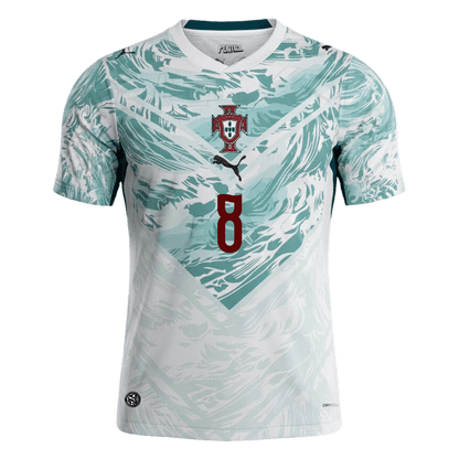 Camiseta B.FERNANDES #8 Portugal 2026 Segunda Equipación Copa del Mundo - Versión Hincha