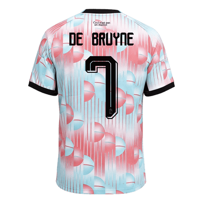 Camiseta DE BRUYNE #7 Belgium 2026 Segunda Equipación Copa del Mundo - Versión Hincha