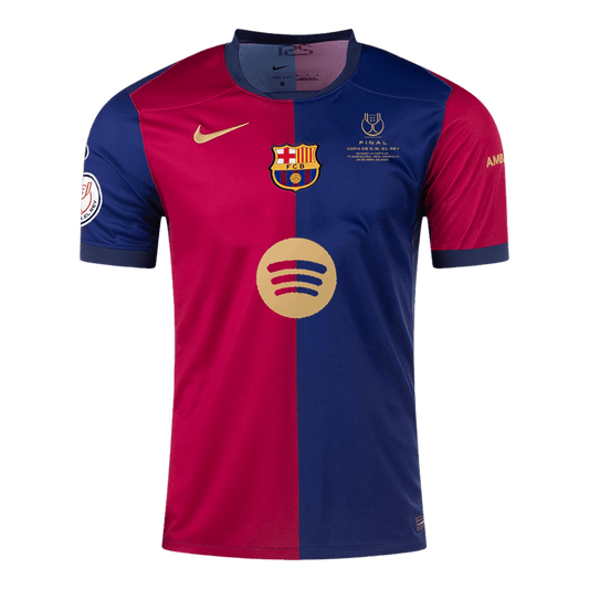 Camiseta Barcelona Copa del Rey Final 2024/25 Home Local Hombre - Versión Hincha