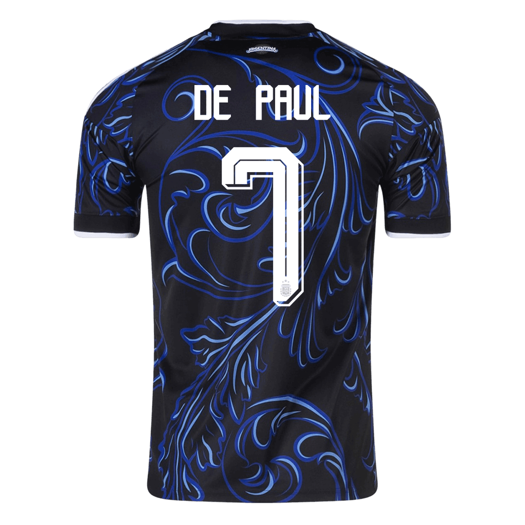 Camiseta DE PAUL #7 Argentina 2026 Segunda Equipación Copa del Mundo - Versión Hincha