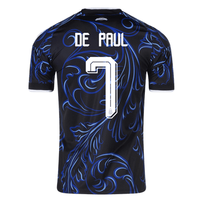 Camiseta DE PAUL #7 Argentina 2026 Segunda Equipación Copa del Mundo - Versión Hincha