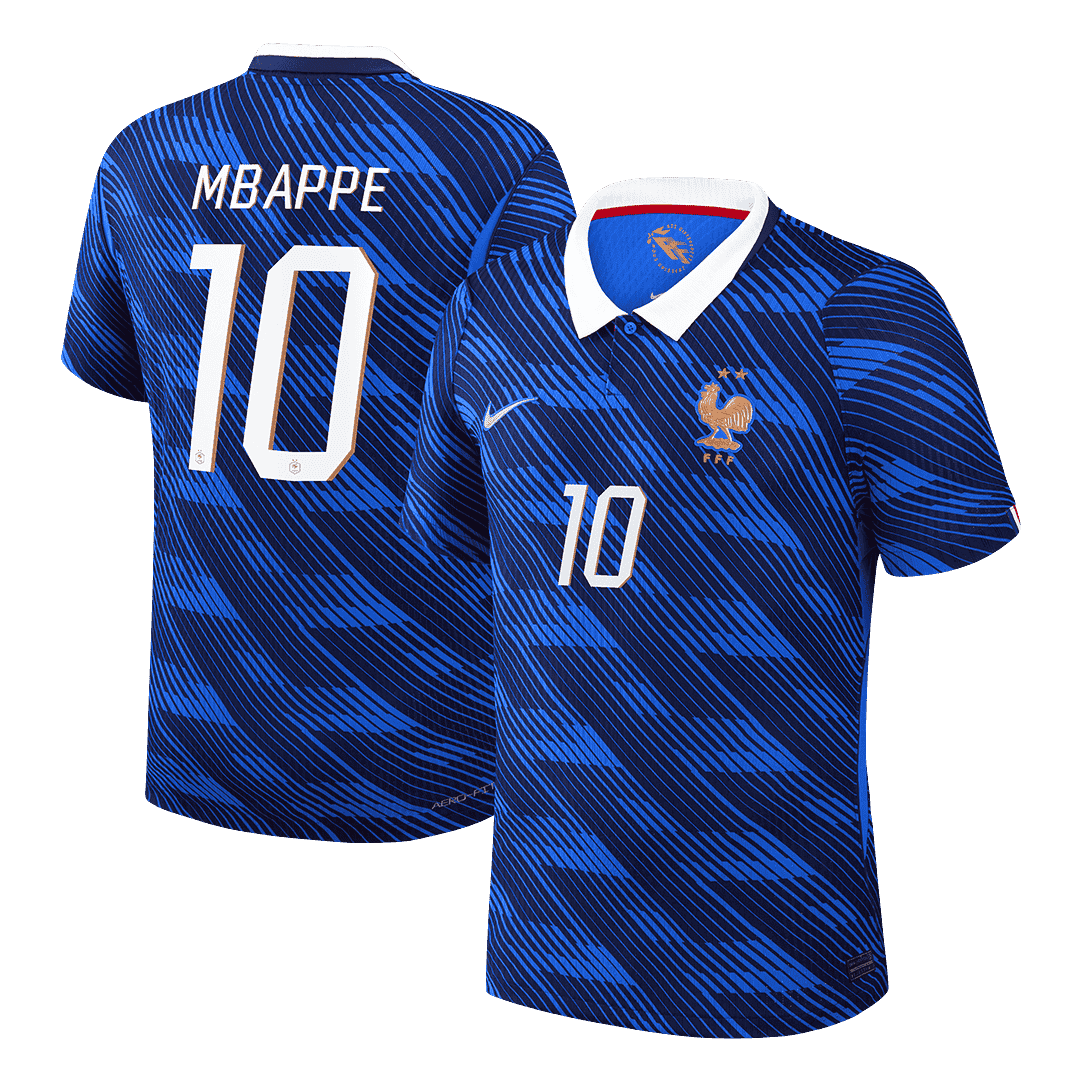 Camiseta Auténtica Mbappe #10 Francia 2026 Primera Equipación Copa del Mundo - Versión Jugador