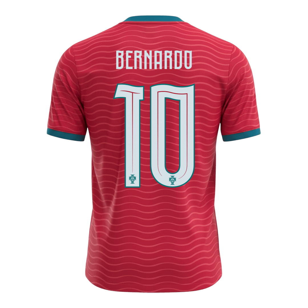 Camiseta BERNARDO #10 Portugal 2026 Primera Equipación Copa del Mundo - Versión Hincha
