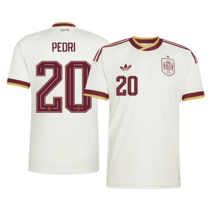 Camiseta Pedri #20 España 2026 Segunda Equipación Copa del Mundo - Versión Hincha