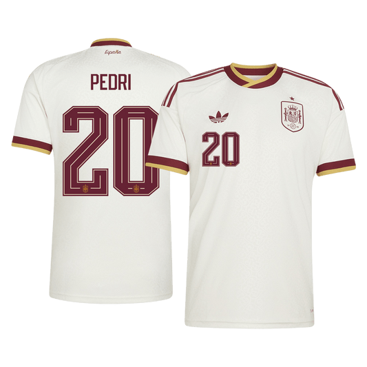 Camiseta Pedri #20 España 2026 Segunda Equipación Copa del Mundo - Versión Hincha