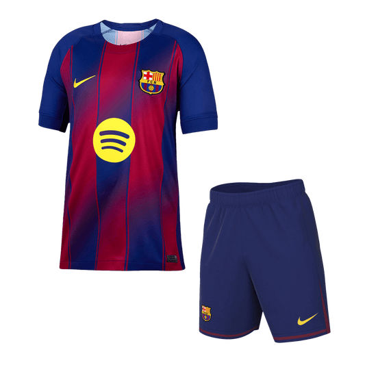 Conjunto Barcelona 
2025/26 Primera Equipación Local Hombre (Camiseta + Pantalón Corto)