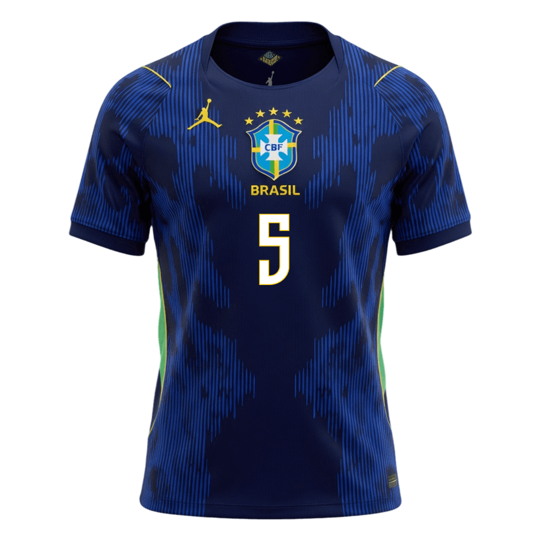 Camiseta CASEMIRO #5 Brazil 2026 Segunda Equipación Copa del Mundo - Versión Hincha