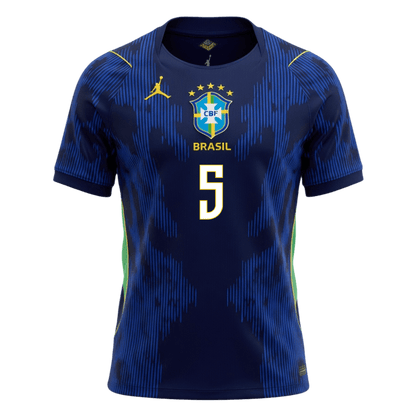 Camiseta CASEMIRO #5 Brazil 2026 Segunda Equipación Copa del Mundo - Versión Hincha