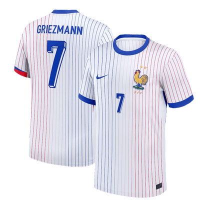 Camiseta GRIEZMANN #7 Francia Euro 2024 Segunda Equipación Hombre-Versión Hincha