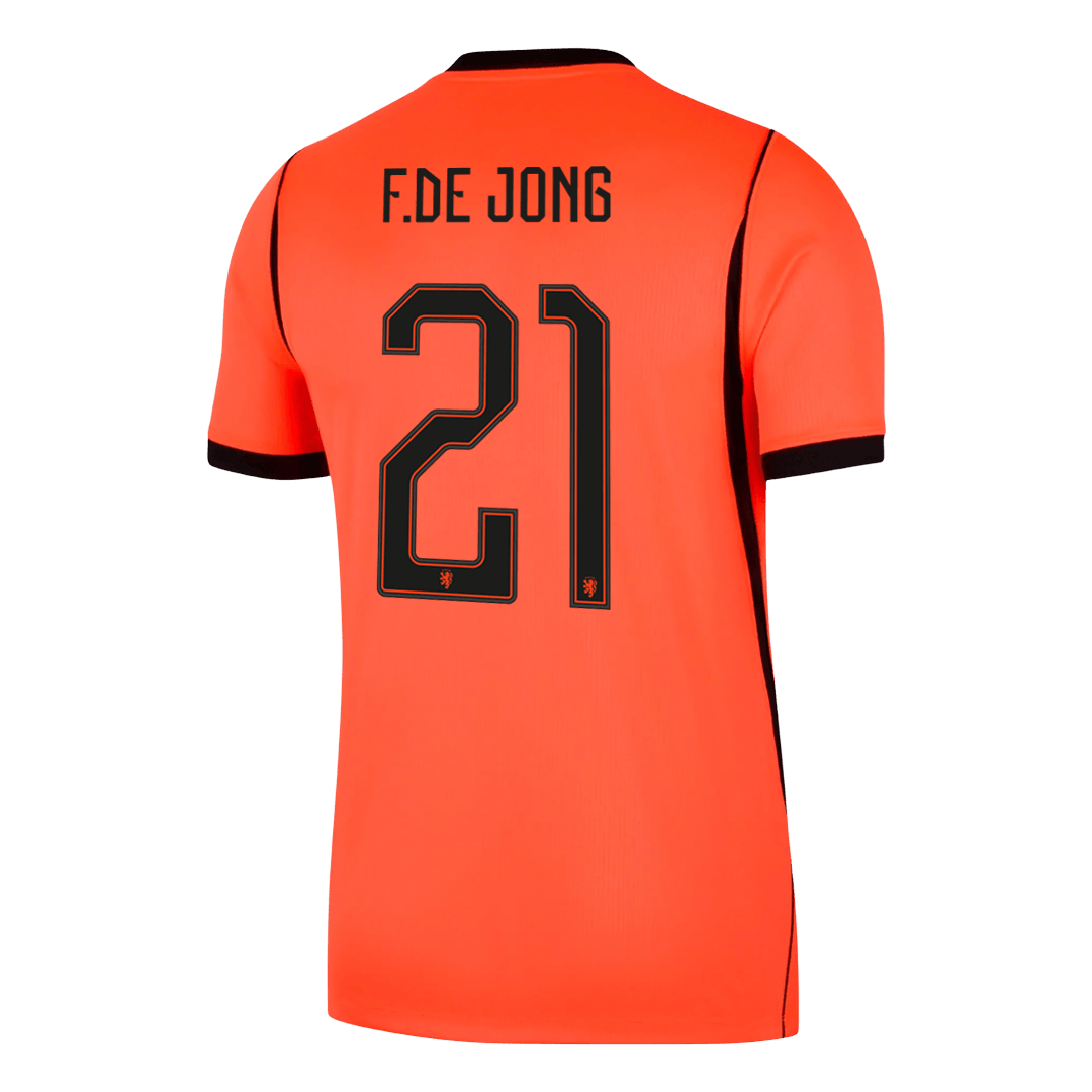 Camiseta F.DE JONG #21 Netherlands 2026 Primera Equipación Copa del Mundo - Versión Hincha