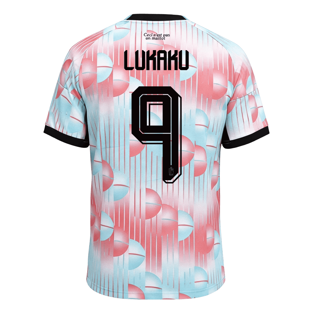 Camiseta LUKAKU #9 Belgium 2026 Segunda Equipación Copa del Mundo - Versión Hincha