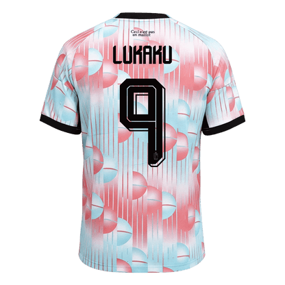 Camiseta LUKAKU #9 Belgium 2026 Segunda Equipación Copa del Mundo - Versión Hincha