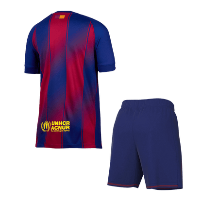 Conjunto Barcelona 
2025/26 Primera Equipación Local Hombre (Camiseta + Pantalón Corto)