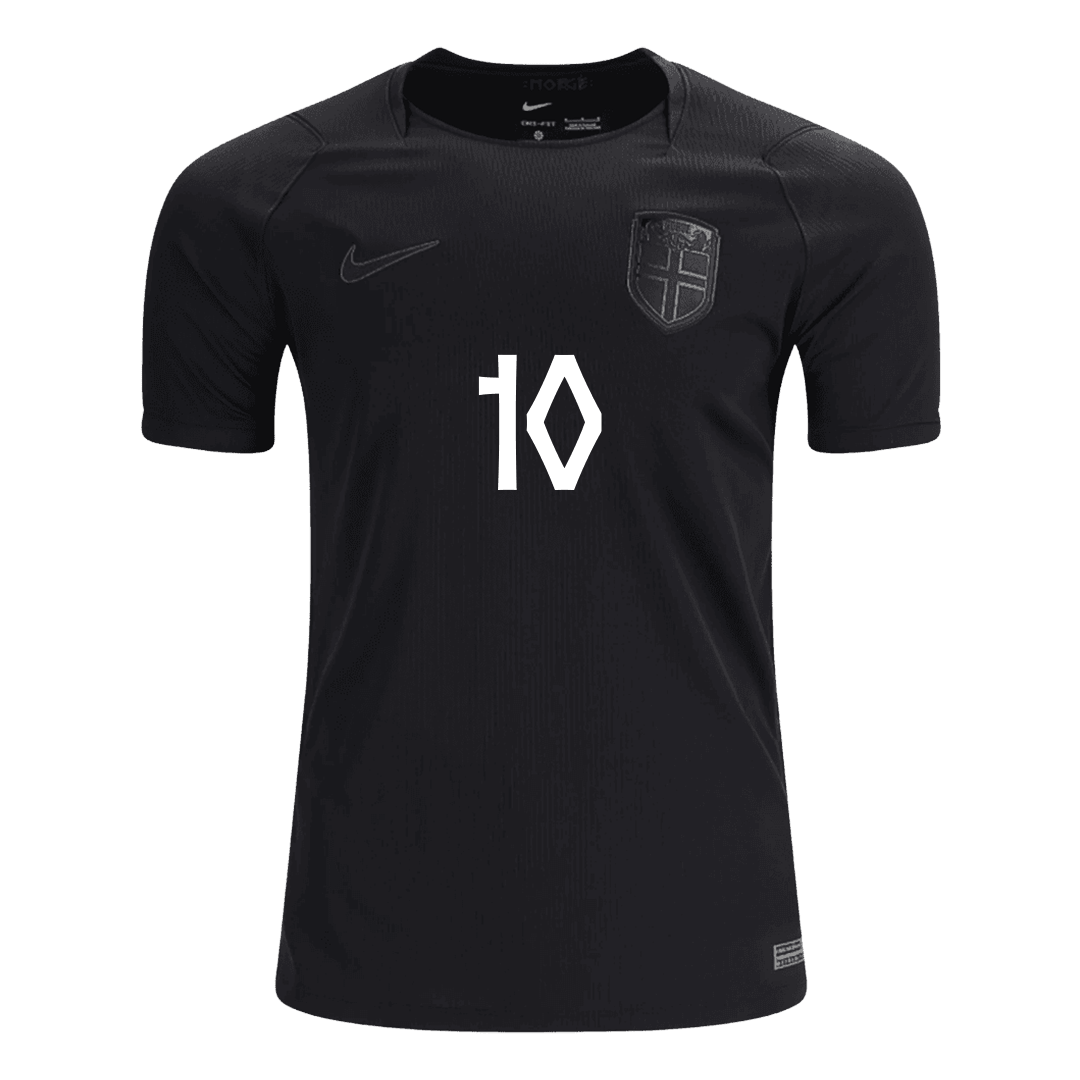 Camiseta ØDEGAARD #10 Norway 2026 Segunda Equipación Copa del Mundo - Versión Hincha