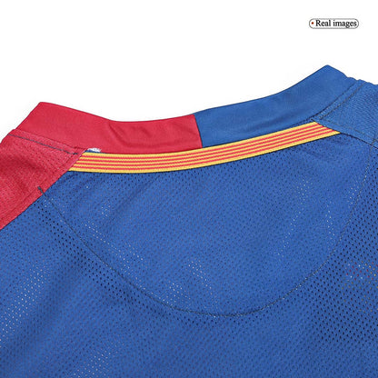 UCL Camiseta Retro 2008/09 Barcelona Primera Equipación Manga Larga