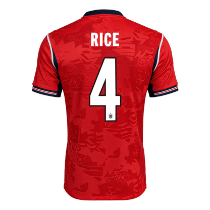 Camiseta Auténtica Rice #4 Inglaterra 2026 Segunda Equipación Copa del Mundo - Versión Jugador - Vista 8