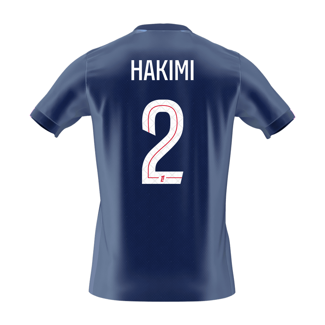 Camiseta Hakimi #2 PSG 2025/26 Primera Equipación - Versión Hincha (Calidad Premium) - Vista 7