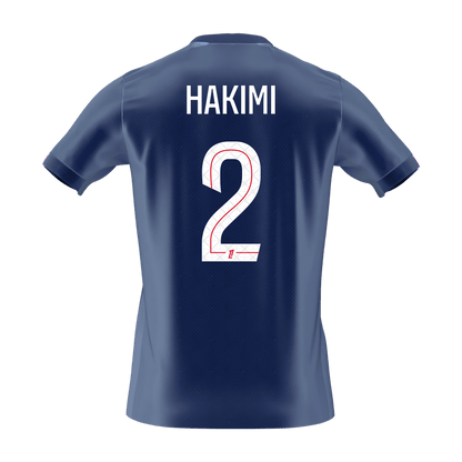 Camiseta Hakimi #2 PSG 2025/26 Primera Equipación - Versión Hincha (Calidad Premium) - Vista 7