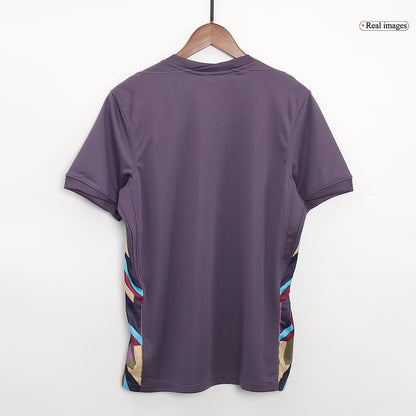 Camiseta Inglaterra Euro 2024 Segunda Equipacion Visitante  Hombre-Versión Hincha