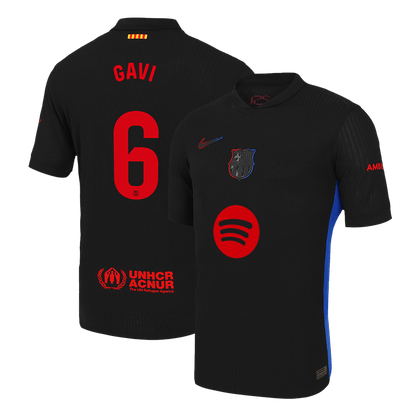 Camiseta GAVI #6 Barcelona 2024/25 Segunda Equipación - Versión Jugador