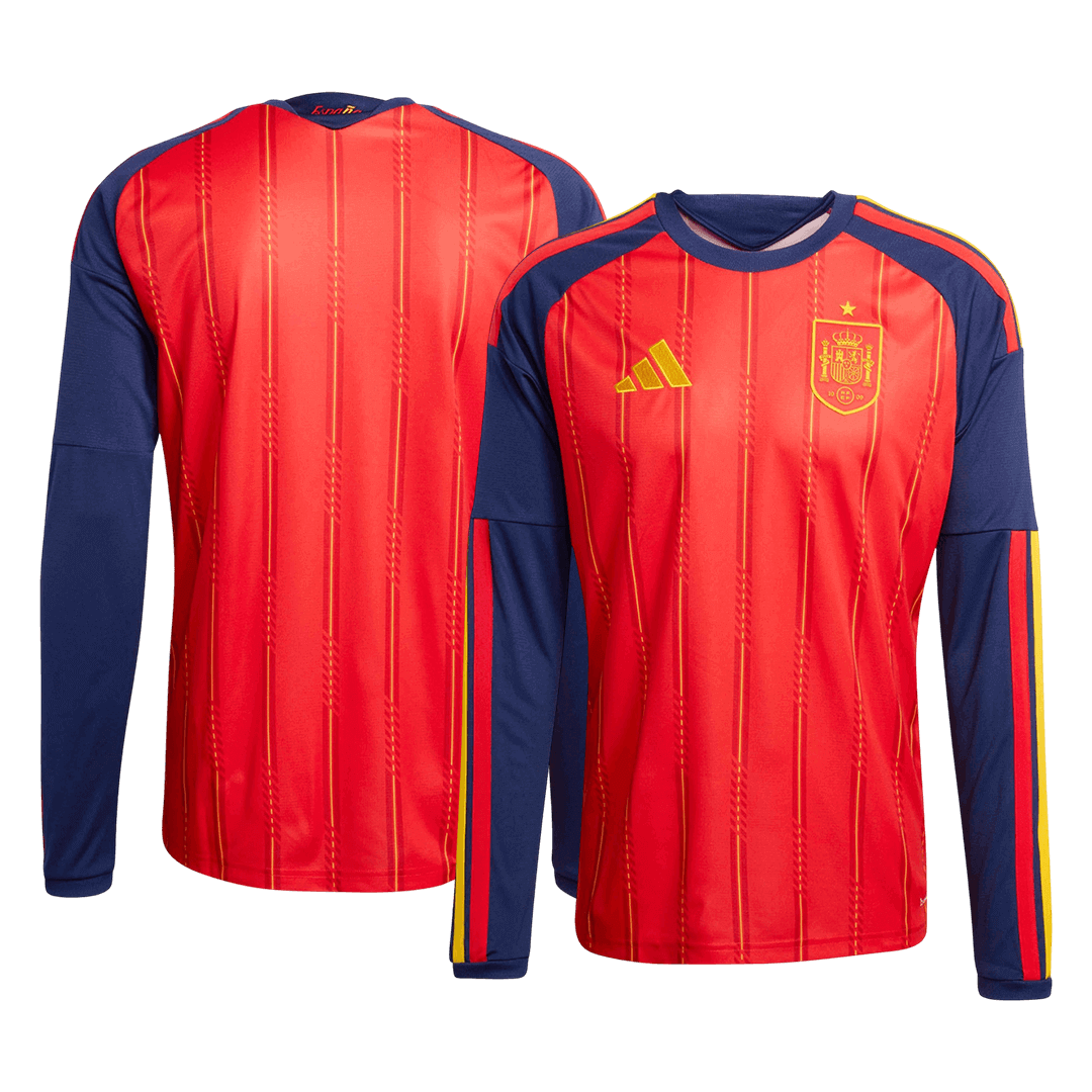 Manga Larga Spain 2026 Primera Equipación Copa del Mundo -Versión Hincha