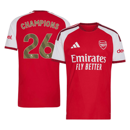 Camiseta Auténtica Champions #26 Arsenal 2026/27 Primera Equipación - Versión Jugador