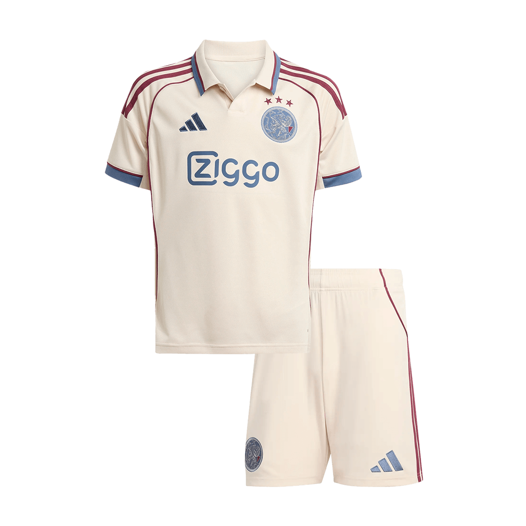 Conjunto Infantil Ajax 2025/26 Tercera Equipación Kids