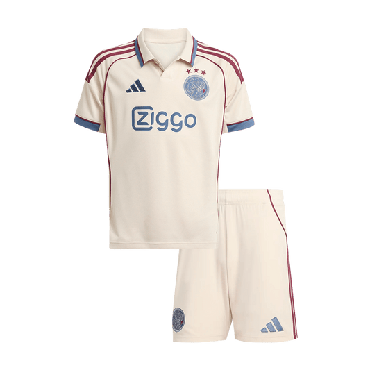 Conjunto Infantil Ajax 2025/26 Tercera Equipación Kids