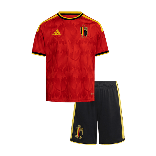 Conjunto Infantil Belgium Copa del Mundo 2026 Primera Equipación Kids
