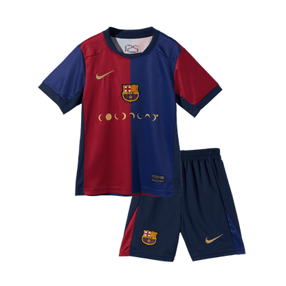 Miniconjunto Barcelona X Coldplay 2024/25 Primera Equipación