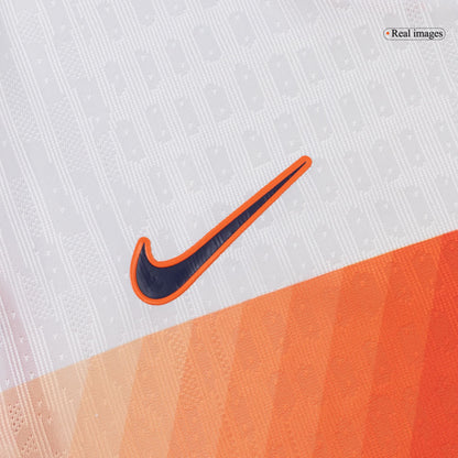 Camiseta Auténtica VIRGIL #4 Netherlands 2026 Segunda Equipación Copa del Mundo -Versión Jugador