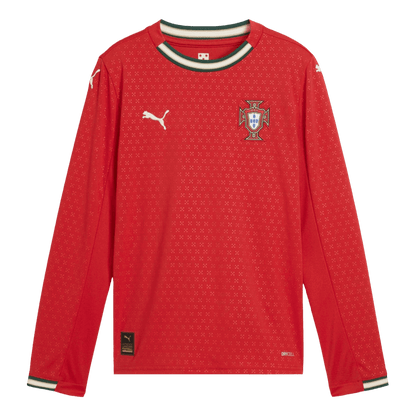Camiseta Manga Larga Portugal 2025 Primera Equipación Hombre-Versión Hincha