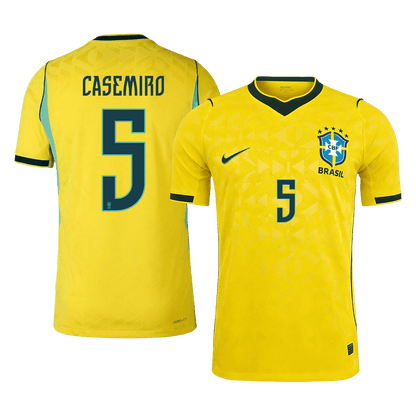 Camiseta Auténtica CASEMIRO #5 Brazil 2026 Primera Equipación Copa del Mundo -Versión Jugador