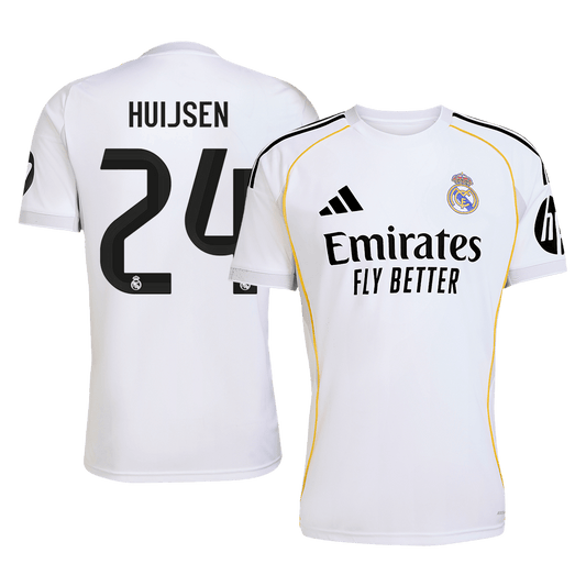 Camiseta HUIJSEN #24 Real Madrid 2025/26 Primera Equipación-Versión Hincha